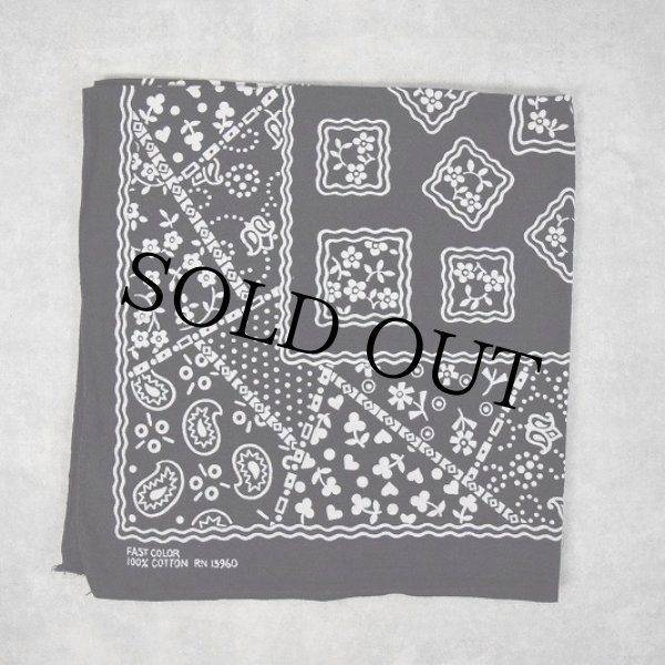 60s 60年代 ファストカラー 黒 ハンカチ | ビンテージ古着屋Feeet 通販