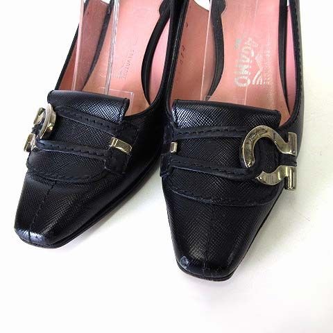 サルヴァトーレフェラガモ Salvatore Ferragamo パンプス バック