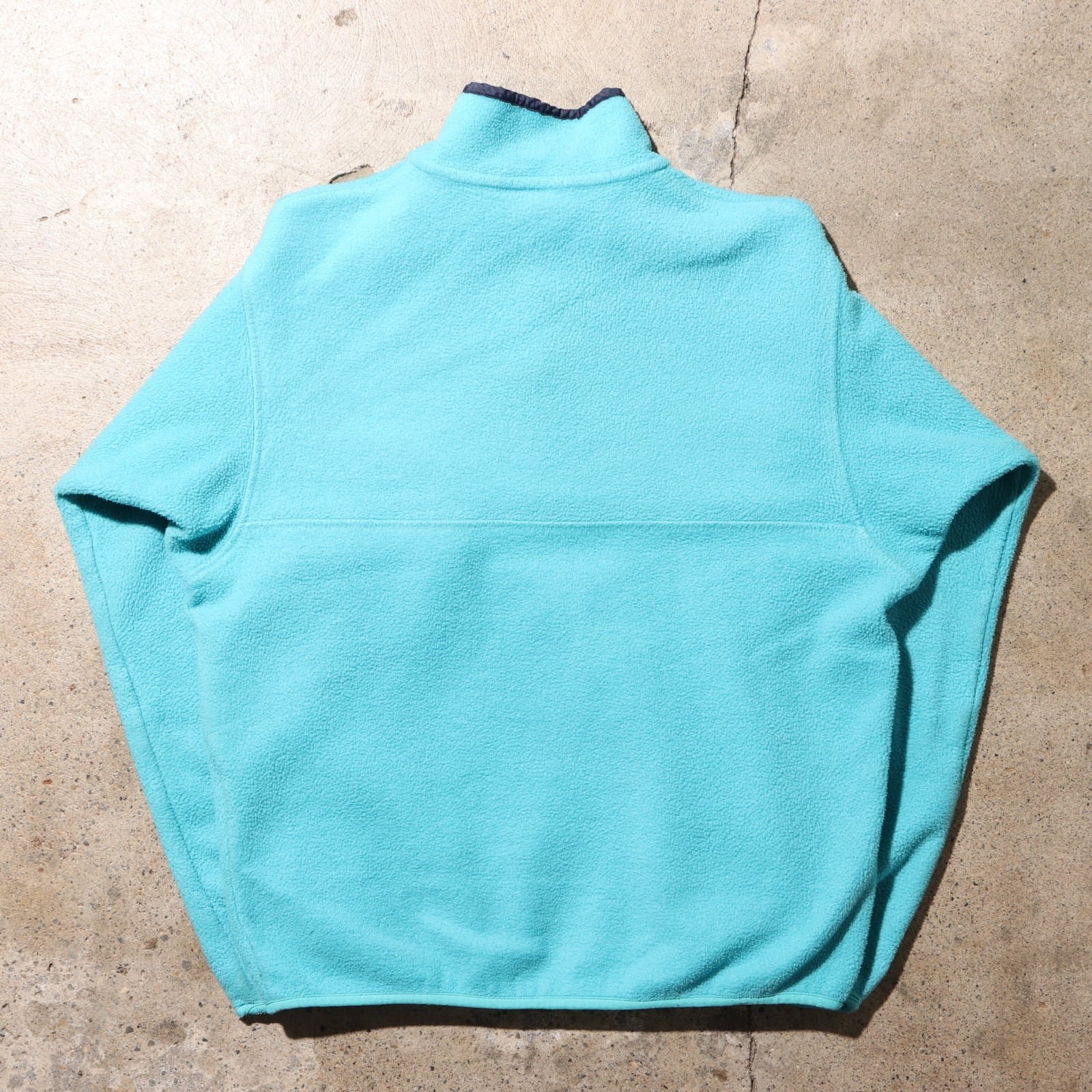 美品 M USA 91年 スナップT Patagonia パタゴニア フリース アクア