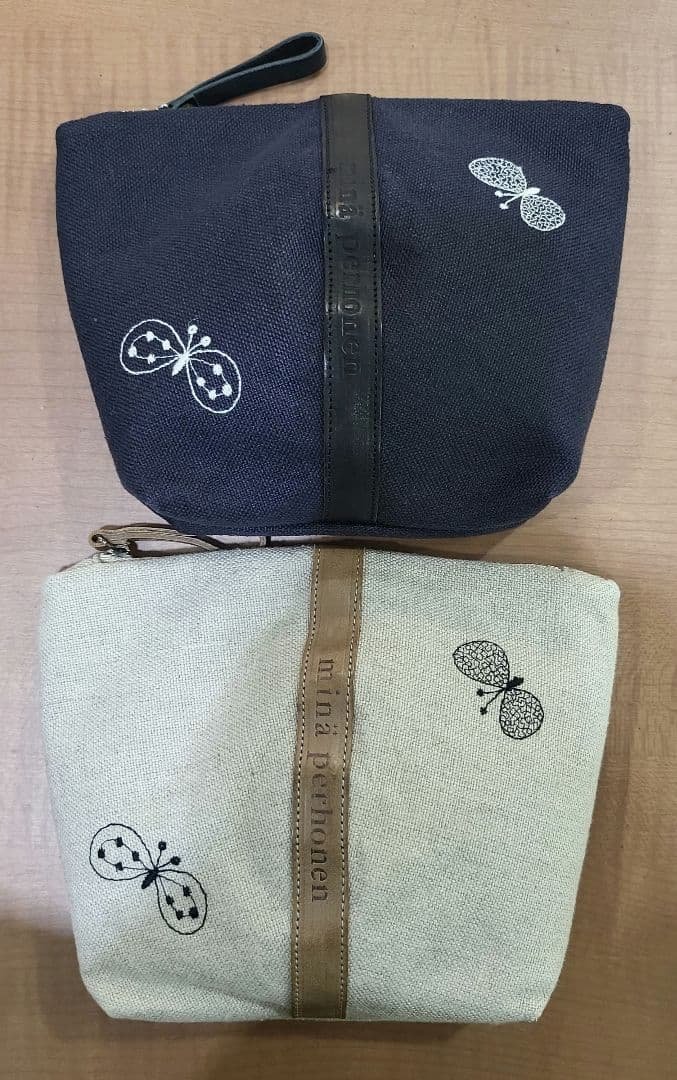 ミナペルホネン チャバタポーチ mina perhonen　２つセット 選べるカラー mina perhonen forest tile マルチポーチ ミナペルホネン